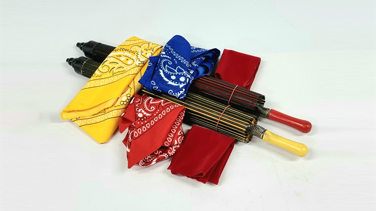 Umbrella From Bandana Set (random color for umbrella) by JL Magic by Murphy's Magic Supplies, Inc.