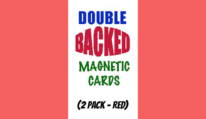 Magnetic Cards (2 pack/Red) by Chazpro Magic. - Trick by Murphy's Magic Supplies, Inc.