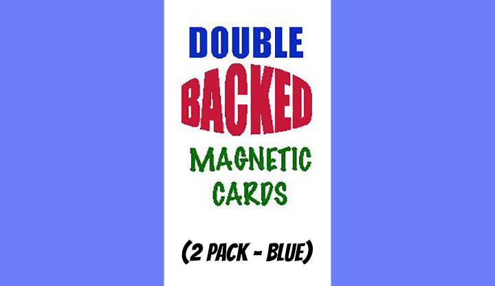 Magnetic Cards (2 pack/Blue) by Chazpro Magic. - Trick by Murphy's Magic Supplies, Inc.