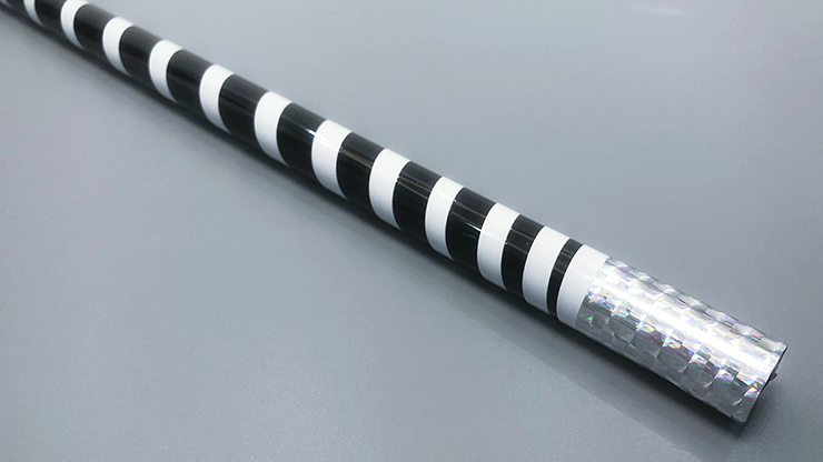 The Ultra Cane (Appearing / Metal) Black / White Stripe by Bond Lee by Murphy's Magic Supplies, Inc.