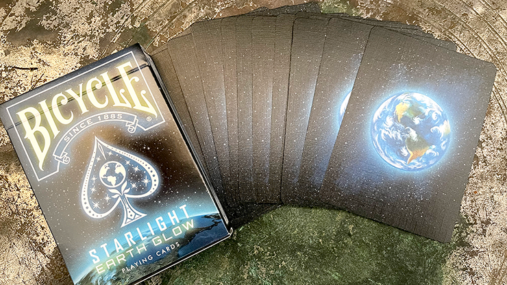 Bicycle Starlight Earth Glow Playing Cards by Collectable Playing Cards by Murphy's Magic Supplies, Inc.