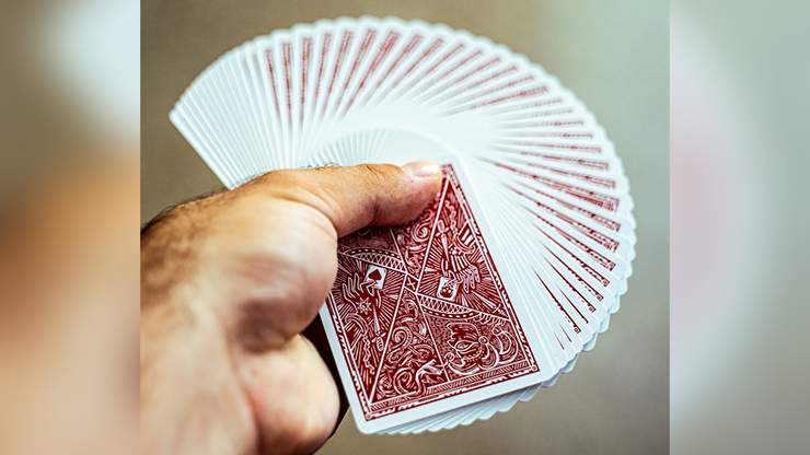 Blood Red Edition V3 Playing Cards by Joker and the Thief by Murphy's Magic Supplies, Inc.