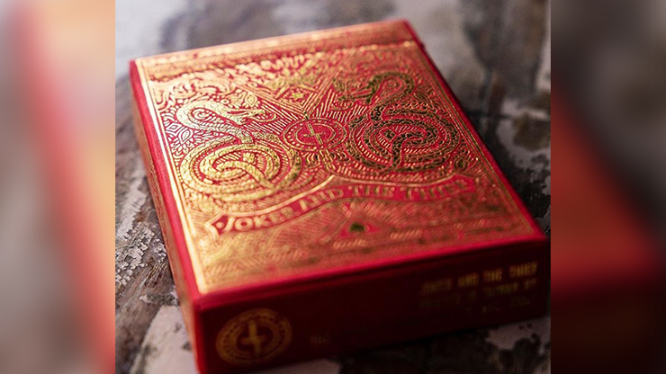 Blood Red Edition V3 Playing Cards by Joker and the Thief by Murphy's Magic Supplies, Inc.