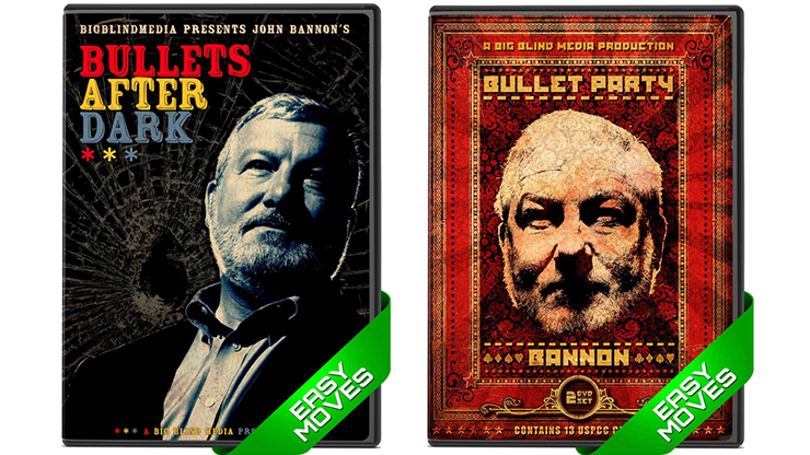 BIGBLINDMEDIA Presents John Bannon's Bullet Trilogy (Includes Bullet After Dark, Bullet Party, Fire When Ready and Paint it Blank Project) - DVD by Murphy's Magic Supplies, Inc.
