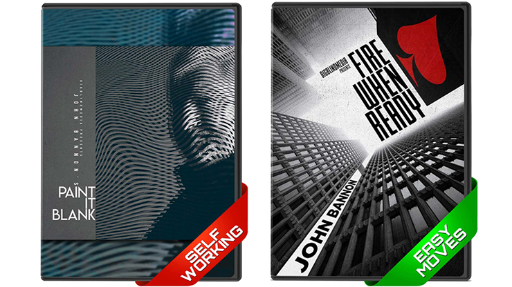 BIGBLINDMEDIA Presents John Bannon's Bullet Trilogy (Includes Bullet After Dark, Bullet Party, Fire When Ready and Paint it Blank Project) - DVD by Murphy's Magic Supplies, Inc.