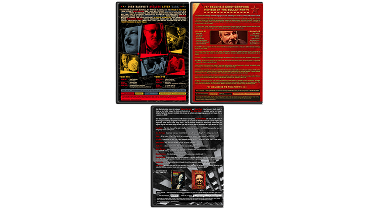 BIGBLINDMEDIA Presents John Bannon's Bullet Trilogy (Includes Bullet After Dark, Bullet Party, Fire When Ready and Paint it Blank Project) - DVD by Murphy's Magic Supplies, Inc.