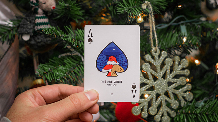 Orbit Christmas Playing Cards by Murphy's Magic Supplies, Inc.