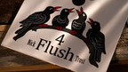 4 FLUSH Red Back by Nick Trost and Murphy's Magic - Trick by Murphy's Magic Supplies, Inc.