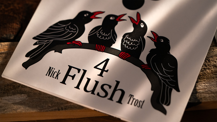 4 FLUSH Red Back by Nick Trost and Murphy's Magic - Trick by Murphy's Magic Supplies, Inc.