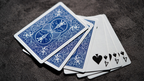 4 FLUSH BLUE by Nick Trost and Murphy's Magic - Trick by Murphy's Magic Supplies, Inc.