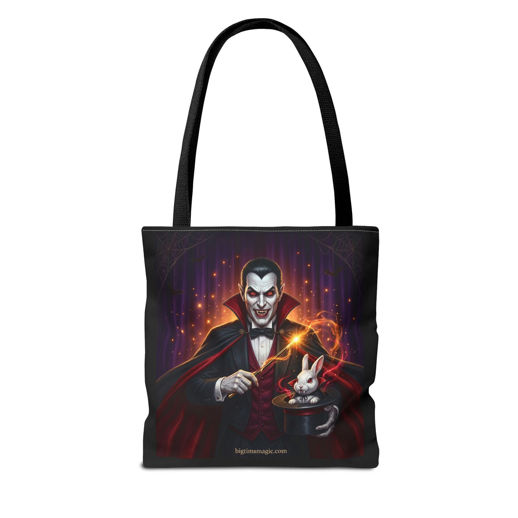 Halloween Vampire Tote Bag — Gothic Dracula Trick Canvas Tote by Printify