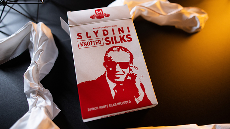 Slydini's Knotted Silks (White / 24 Inch) by Slydini & Murphy's Magic - Trick by Murphy's Magic Supplies, Inc.