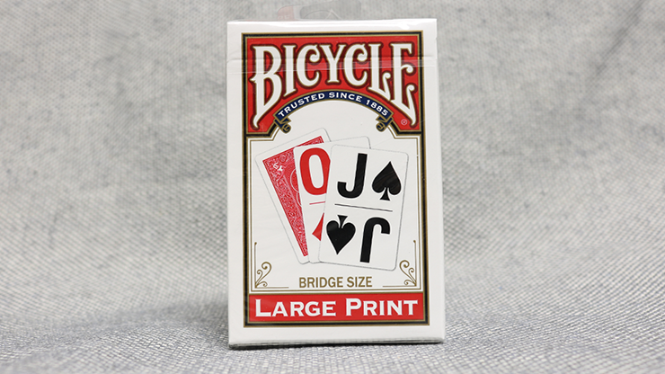 Bicycle Super Jumbo Bridge (RED) by USPCC by Murphy's Magic Supplies, Inc.