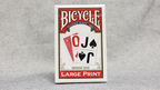 Bicycle Super Jumbo Bridge (RED) by USPCC by Murphy's Magic Supplies, Inc.