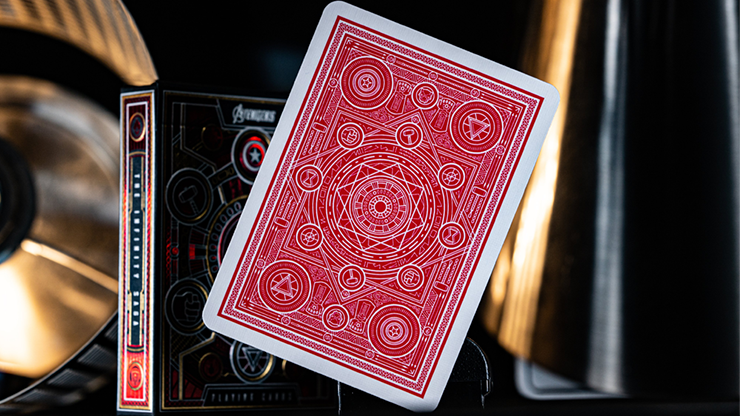 Avengers: Red Edition Playing Cards by theory11 by Murphy's Magic Supplies, Inc.