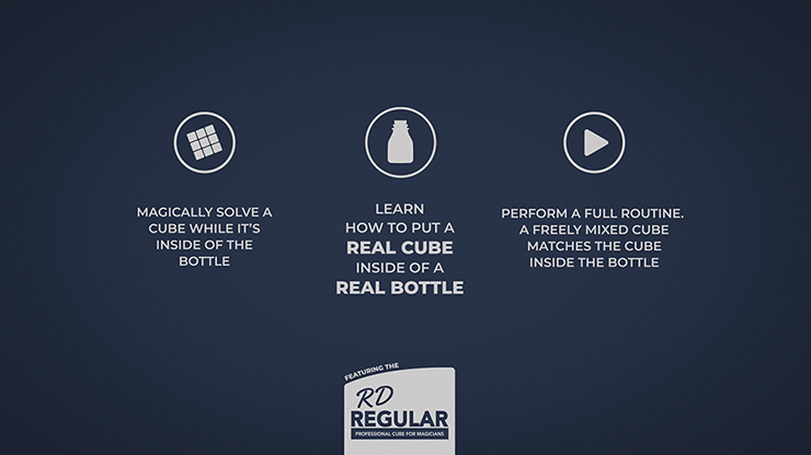 Cube in Bottle Project (Gimmicks and Online Instructions) by Taylor Hughes and David Stryker - Trick by Murphy's Magic Supplies, Inc.