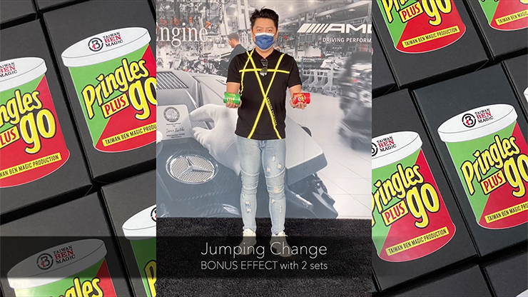 Pringles Go PLUS (GREEN) by Taiwan Ben and Julio Montoro - Trick by Murphy's Magic Supplies, Inc.