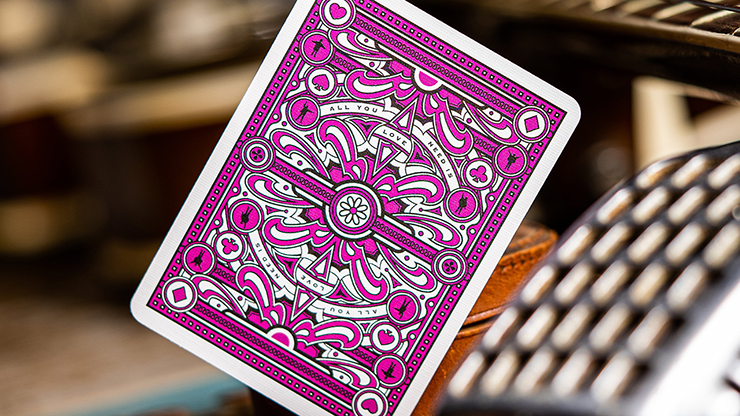 The Beatles (Pink) Playing Cards by theory11 by Murphy's Magic Supplies, Inc.