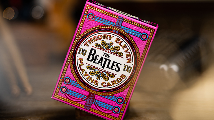 The Beatles (Pink) Playing Cards by theory11 by Murphy's Magic Supplies, Inc.