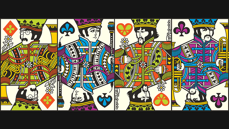 The Beatles (Green) Playing Cards by theory11 by Murphy's Magic Supplies, Inc.