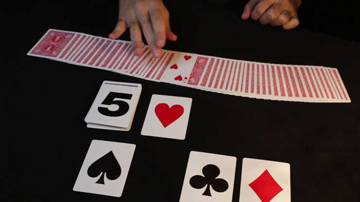 Bicycle Special NUMBERS Red Playing Cards (plus 11 Online Effects) by Murphy's Magic Supplies, Inc.