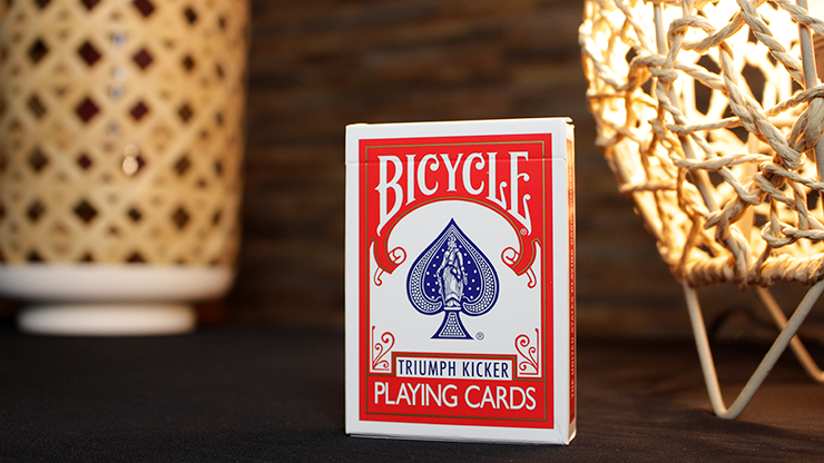 Bicycle Triumph Kicker Deck Red by Anthony Stan and Magic Smile Productions - Trick by Murphy's Magic Supplies, Inc.