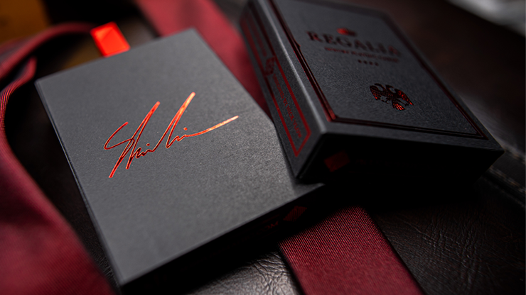 Regalia Red Playing Cards (Signature Edition) by Shin Lim by Murphy's Magic Supplies, Inc.