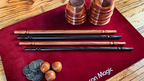 Wooden wand PRO (Bold Black) by Harry He & Bacon Magic by Murphy's Magic Supplies, Inc.