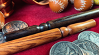 Wooden wand PRO (Standard Brown) by Harry He & Bacon Magic by Murphy's Magic Supplies, Inc.