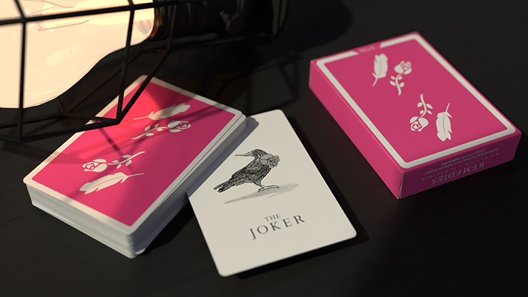 Pink Remedies Playing Cards by Madison x Schneider by Murphy's Magic Supplies, Inc.