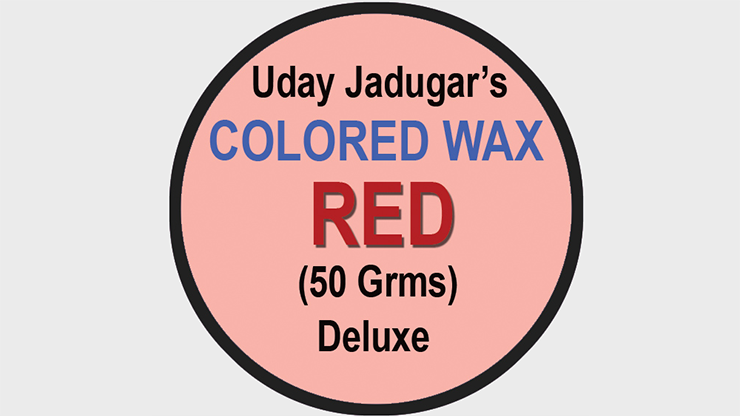 COLORED WAX (RED) 50grms. Wit by Uday Jadugar - Trick by Murphy's Magic Supplies, Inc.