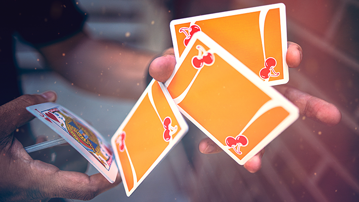 Cherry Casino Summerlin Sunset (Orange) Playing Cards by Pure Imagination Projects by Murphy's Magic Supplies, Inc.