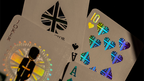 London Diffractor Double Metal Playing Card Set by Murphy's Magic Supplies, Inc.