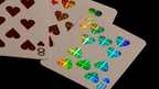 London Diffractor Double Metal Playing Card Set by Murphy's Magic Supplies, Inc.