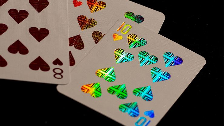 London Diffractor Double Metal Playing Card Set by Murphy's Magic Supplies, Inc.