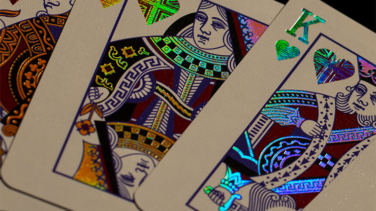 London Diffractor Double Metal Playing Card Set by Murphy's Magic Supplies, Inc.