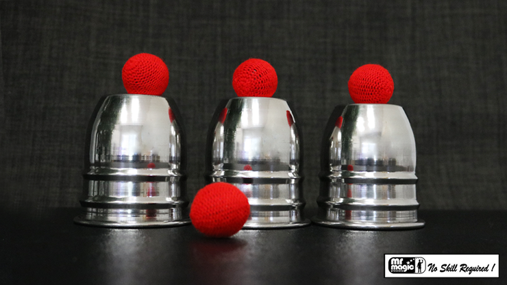 STAINLESS STEEL CUPS AND BALLS by Mr. Magic by Murphy's Magic Supplies, Inc.