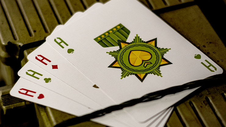Military Playing Cards by Riffle Shuffle by Murphy's Magic Supplies, Inc.