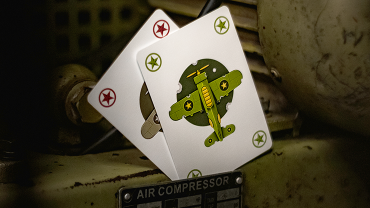 Military Playing Cards by Riffle Shuffle by Murphy's Magic Supplies, Inc.