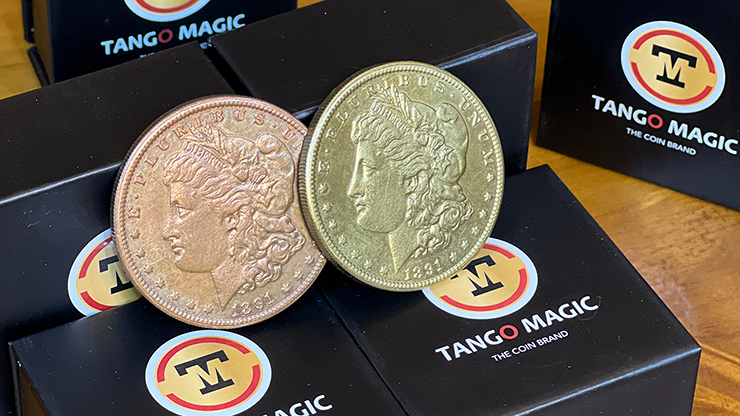 Replica Golden Morgan Scotch and Soda Magnetic (GOLD 4) by Tango Magic by Murphy's Magic Supplies, Inc.