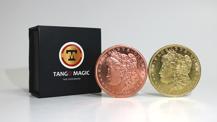 Replica Golden Morgan Hopping Half by Tango Magic by Murphy's Magic Supplies, Inc.