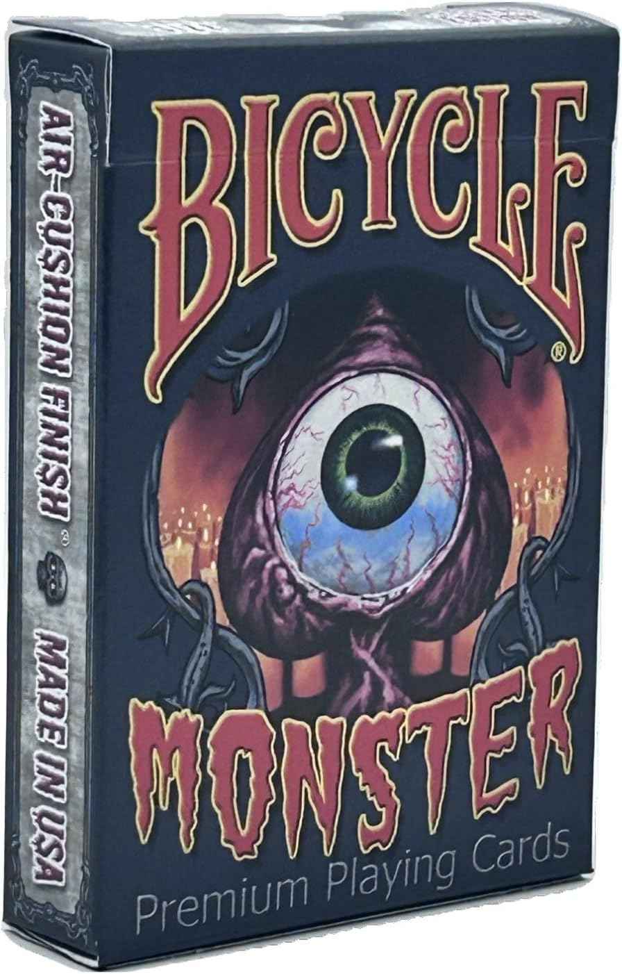 Bicycle Playing Cards Monster: Custom Artwork Poker Cards Deck, Mythical Creatures Theme, Classic Air-Cushion Finish, Collectors Item, Perfect for Pokeno, Canasta, and Bridge Games