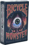 Bicycle Playing Cards Monster: Custom Artwork Poker Cards Deck, Mythical Creatures Theme, Classic Air-Cushion Finish, Collectors Item, Perfect for Pokeno, Canasta, and Bridge Games