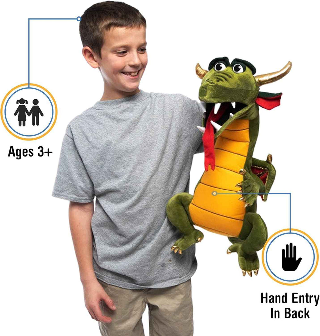 20" Dragon, Ventriloquist Style Puppet