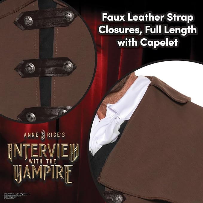 Officially Licensed Anne Rice’s Interview With The Vampire Carriage Coat by HalloweenStore.com