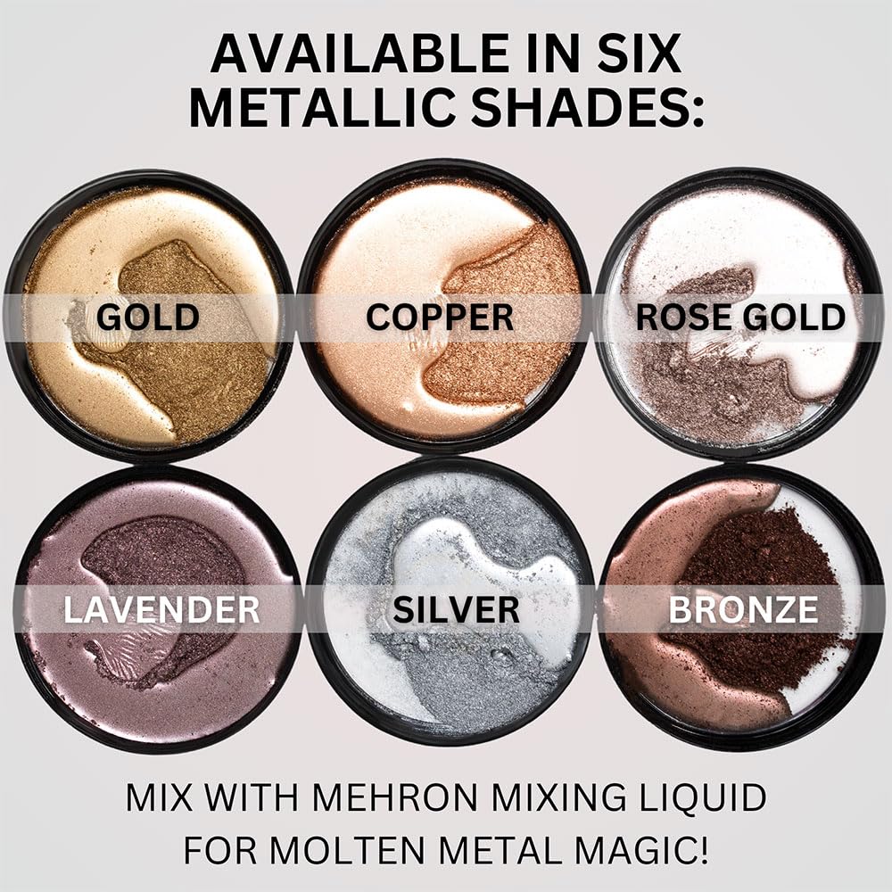 Metallic Powder Mehron Makeup Powder .17oz by HalloweenStore.com