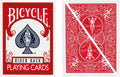 Murphys Magic Supplies, Inc. Split Pop Eyed Popper Deck Bicycle (Red)