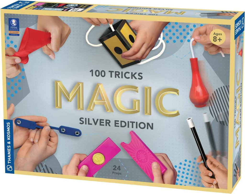 Thames &amp; Kosmos Magic: Gold Edition | Playset with 150 Tricks | 96 Page Full Color Instruction Manual | 42 Props | Video Tutorials | Fun for Kids 8