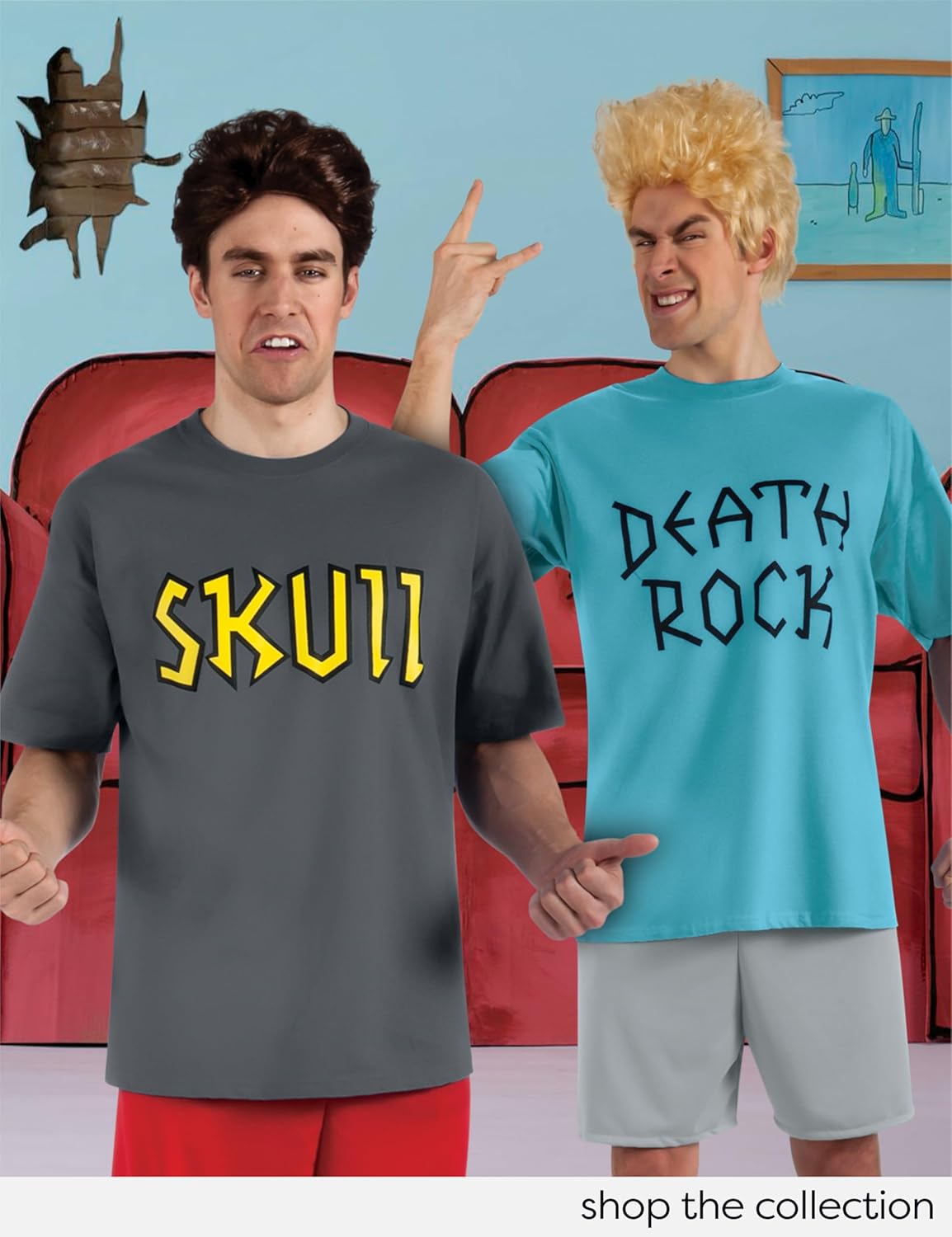 Butt-Head Beavis & Butthead Men's Costume by HalloweenStore.com