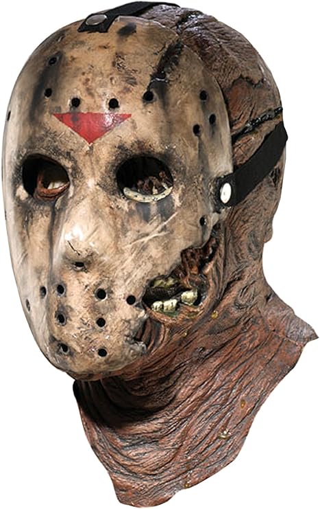 Friday The 13th Jason Voorhees Head Removable Hockey Mask by HalloweenStore.com